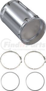 BGF007-C by SKYLINE EMISSIONS - Diesel Particulate Filter (DPF) Kit, with (2) Gaskets, with (2) Clamps, EPA13, for Cummins ISB
