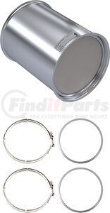 BG1102-C by SKYLINE EMISSIONS - Diesel Particulate Filter (DPF) Kit, w/ (2) Gaskets, w/ (2) Clamps, EPA07, Cummins ISB and Paccar PX6