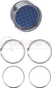 BJB514-C by SKYLINE EMISSIONS - DPF KIT CONSISTING OF 1 DPF, 1 GASKET, AND 2 CLAMPS