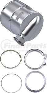 CJ0418-C by SKYLINE EMISSIONS - Diesel Oxidation Catalyst (DOC) Kit, w/ (2) Gaskets, w/ (2) Clamps, EPA10, Cummins ISC 8.3/ISL 9 and Paccar PX8