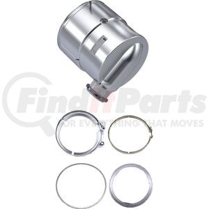 CJ0406-C by SKYLINE EMISSIONS - Diesel Oxidation Catalyst (DOC) Kit, w/ (2) Gaskets, w/ (2) Clamps, EPA10, Cummins ISC 8.3/ISL 9 and Paccar PX8