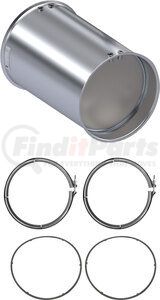 CQ1501-C by SKYLINE EMISSIONS - DPF KIT CONSISTING OF 1 DPF, 2 GASKETS, AND 2 CLAMPS