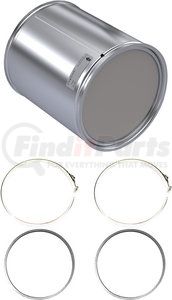 DN1501-C by SKYLINE EMISSIONS - DPF KIT CONSISTING OF 1 DPF, 2 GASKETS, AND 2 CLAMPS