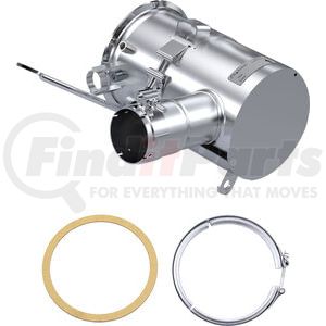 MC0505-C by SKYLINE EMISSIONS - Diesel Oxidation Catalyst (DOC) Kit, with (1) Gaskets, with (1) Clamps, EPA07, Navistar MaxxForce