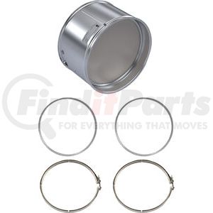 MN0403-C by SKYLINE EMISSIONS - Diesel Oxidation Catalyst (DOC) Kit, with (2) Gaskets, with (2) Clamps, EPA07, for Cummins ISM/ISL