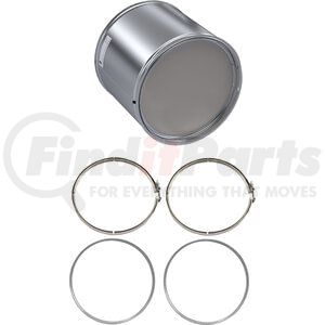 MN1003-C by SKYLINE EMISSIONS - Diesel Particulate Filter (DPF) Kit, with (2) Gaskets, with (2) Clamps, EPA07, for Cummins ISM