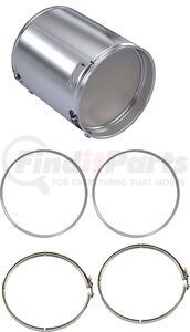 MN1104-C by SKYLINE EMISSIONS - DPF KIT CONSISTING OF 1 DPF, 2 GASKETS, AND 2 CLAMPS