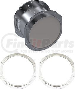 SG0801-K by SKYLINE EMISSIONS - DPF KIT CONSISTING OF 1 DPF AND 2 GASKETS