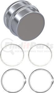 VN1206-C by SKYLINE EMISSIONS - Diesel Particulate Filter (DPF) Hardware Kit - Includes 2 Gaskets and 2 Clamps