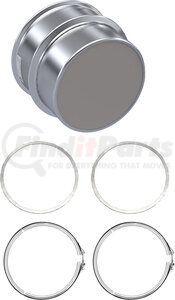 VN1206-C by SKYLINE EMISSIONS - DPF KIT CONSISTING OF 1 DPF, 2 GASKETS, AND 2 CLAMPS
