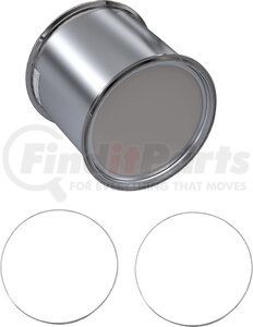 VN1209-K by SKYLINE EMISSIONS - Diesel Particulate Filter (DPF) Kit - Stainless Steel, EPA13, Comes with 2 Gaskets