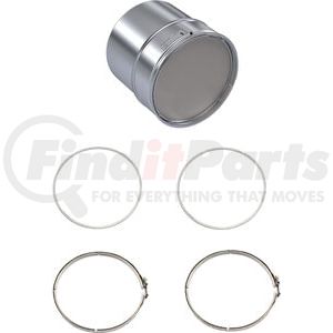 VQ1202-C by SKYLINE EMISSIONS - DPF KIT CONSISTING OF 1 DPF, 2 GASKETS, AND 2 CLAMPS