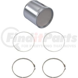 VQ1204-C by SKYLINE EMISSIONS - DPF KIT CONSISTING OF 1 DPF, 2 GASKETS, AND 2 CLAMPS