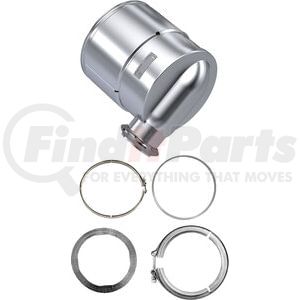 XN0612-C by SKYLINE EMISSIONS - Diesel Oxidation Catalyst (DOC) Kit, with (2) Gaskets, with (2) Clamps, EPA10, for Cummins ISX