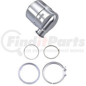 XN0614-C by SKYLINE EMISSIONS - Diesel Oxidation Catalyst (DOC) Kit, with (2) Gaskets, with (2) Clamps, EPA10, for Cummins ISX