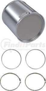 XN1101-C by SKYLINE EMISSIONS - DPF KIT CONSISTING OF 1 DPF, 2 GASKETS, AND 2 CLAMPS