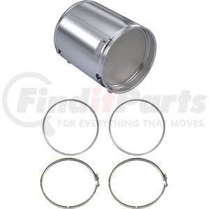 XN1106-C by SKYLINE EMISSIONS - DPF KIT CONSISTING OF 1 DPF, 2 GASKETS, AND 2 CLAMPS