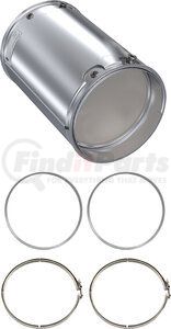 XN1104-C by SKYLINE EMISSIONS - DPF KIT CONSISTING OF 1 DPF, 2 GASKETS, AND 2 CLAMPS