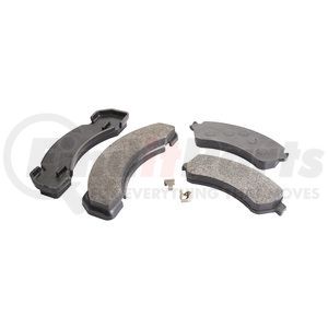 MQD184HDC by HALDEX - High Duty Cycle Friction Hydraulic Brake Pad Kit - FMSI D184