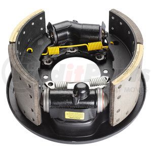 RH202271X by HALDEX - LikeNu Backplate Assembly - Rear, with Shoes, Reman, RH, Lucas Girling, 7" Shoes