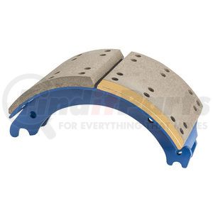 GG4707QN by HALDEX - Drum Brake Shoe and Lining Assembly - Rear, New, 1 Brake Shoe, without Hardware, for use with Meritor "Q" Plus Applications