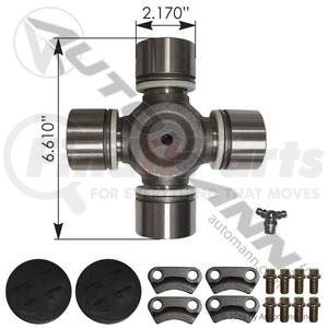 752.SPL170X by AUTOMANN - Universal Joint, SPL170 Series, Greaseable, 180° Zerk Location, Case Hardened