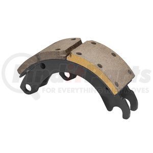 GG4700DXQR by HALDEX - Drum Brake Shoe and Lining Assembly - Rear, Relined, 1 Brake Shoe, without Hardware, for use with Dexter (PQ) Style Applications
