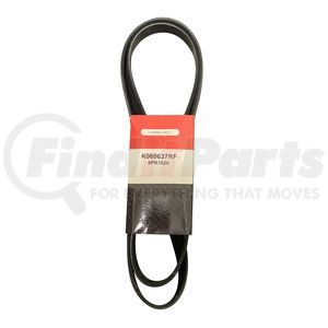 K060637RF by TRP - Accessory Drive Belt, 6 Ribs, EPDM Rubber, 64-5/16 Inch Length