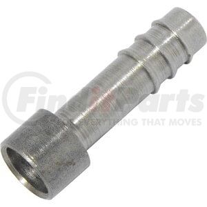 FT0854C by UNIVERSAL AIR CONDITIONER (UAC) - A/C Refrigerant Hose Fitting -- Steel Straight Outer Weld-on Barb Fitting