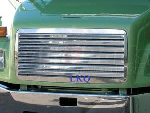 F-3059 by ARANDA - STAINLESS HORIZONTAL BAR GRILL FREIGHTLINER FL 50 60 70 80 106 & 112 TRUCKS, 7 HORIZONTAL BARS