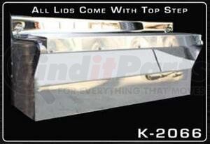 K-2066 by ARANDA - Battery Box Lid  Make Kenworth Model W900 Size 45 Units 1 Unit  Material S.S. Gauge 14G  Alloy #304 Finish #8 ND Shipping Measurements 47x18x6=60lbs
