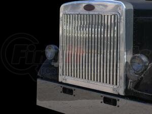 P-1057 by ARANDA - PETERBILT 379 EXHD, VERTICAL BARS GRILLE INSERT, STAINLESS STEEL