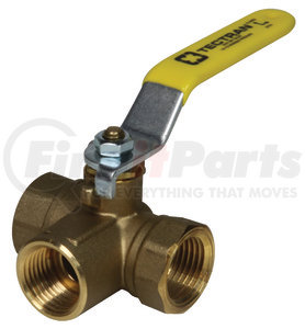 2005-8X3 by TECTRAN - Shut-Off Valve - Brass, 1/2 inches Pipe Thread, 2-Way, 3-Port Valve