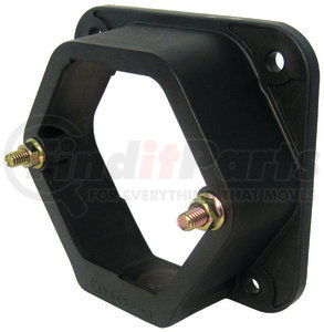 670-7203 by TECTRAN - Trailer Nosebox Assembly - 2 in., Standard, Poly, with Rear Mounting Gasket