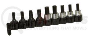 29150 by LISLE - 10 Piece 3/8" Drive Brake Caliper Socket Bit Set