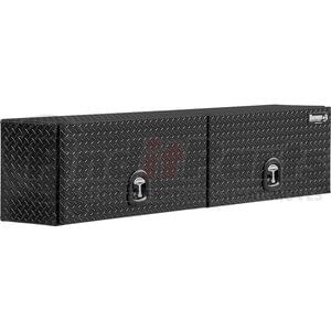 Buyers Products 1721363 Truck Tool Box Truck Tool Box - Aluminum, Topsider, Black, Diamond Tread, 18 x 16 x 72 in.