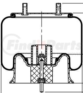 78317 by CONTITECH - Suspension Air Spring Kit - 10 10K-15 P 164, for Truck