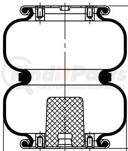 64551 by CONTITECH - Air Suspension Spring