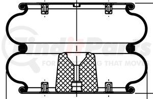 64545 by CONTITECH - Air Suspension Spring