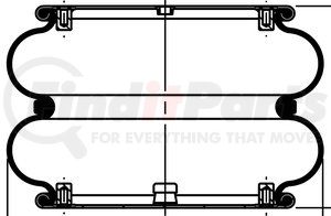 64548 by CONTITECH - Air Suspension Spring