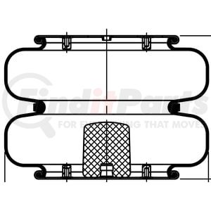 ContiTech 64607 Suspension Air Spring Kit FD 530-35 545