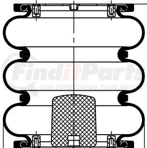 64567 by CONTITECH - Air Suspension Spring