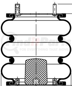 64285 by CONTITECH - Air Suspension Spring