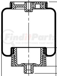 ContiTech 67770 Suspension Air Spring Kit SC29-O001