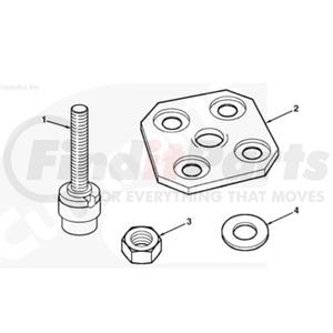 4919358 by CUMMINS - Cummins Four Valve Spring Compressor Kit for ISX, Signature, ISX15 - 4919358