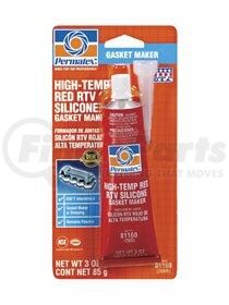 81160 by PERMATEX - Hi Temp Red RTV Silicone