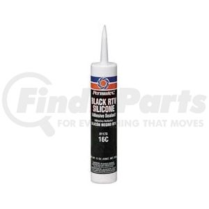 81173 by PERMATEX - Black RTV Silicone Adhesi