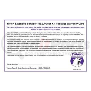 YESYGK by YUKON - Yukon Extended Service plan for Gear Kit Packages