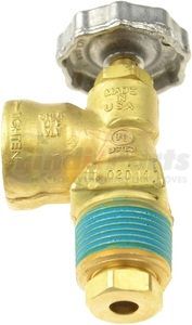 V20373 by MANCHESTER TANK - Propane Tank Service Valve - POL Inlet Connection, 3/4" NPT Outlet Size, with Cap and Strap