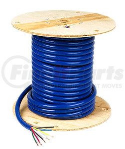 82-5828 by GROTE - Trailer Cable, Low Temperature, 7 Cond, 4/12, 2/10, 1/8 Ga, 100' Spool